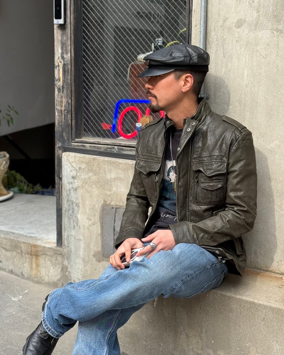 SIEG lambskin leather jacket 상품이미지9