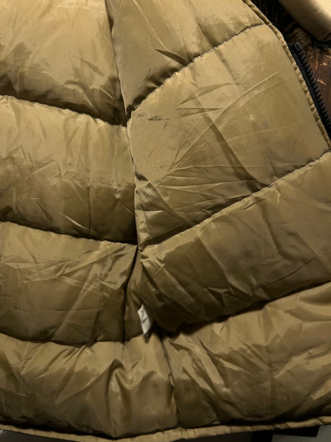 [L]USA 빈티지 차콜그레이 헌팅 다운 베스트 상품이미지5