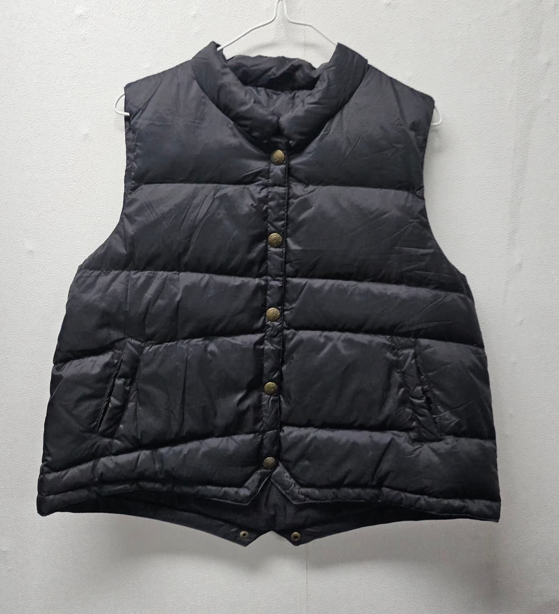 블랙 패딩 조끼 베스트 L 상품이미지1