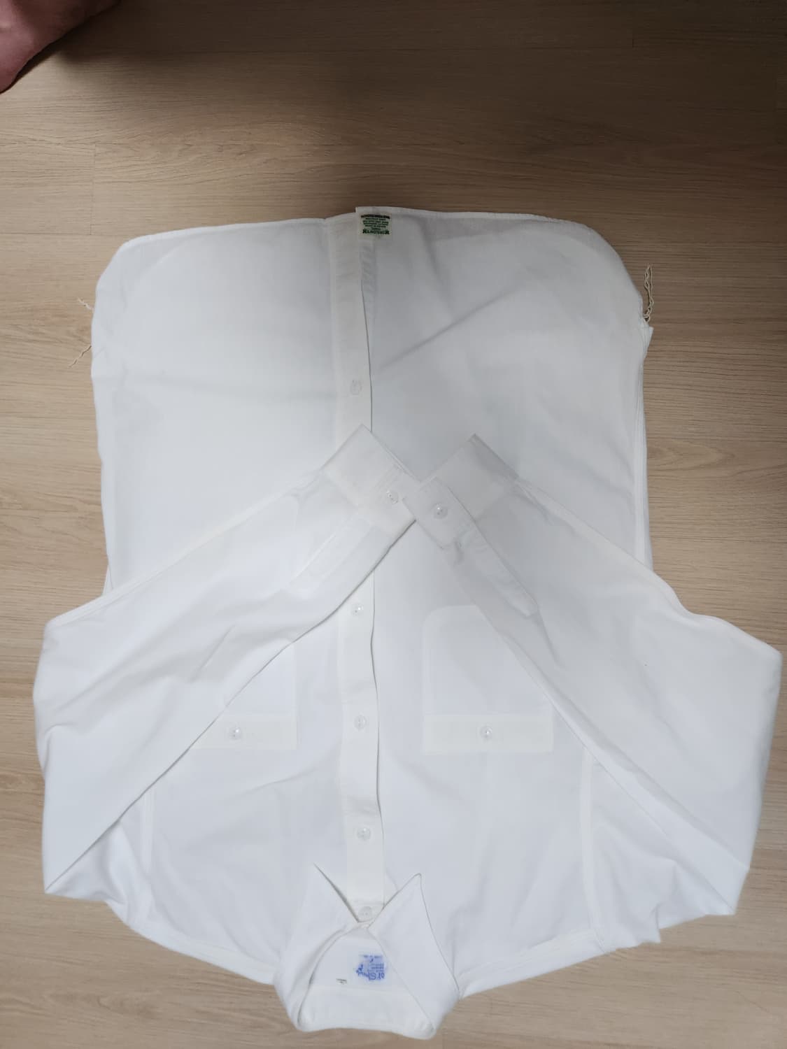 오어슬로우 화이트 샴브레이셔츠 4사이즈 상품이미지6