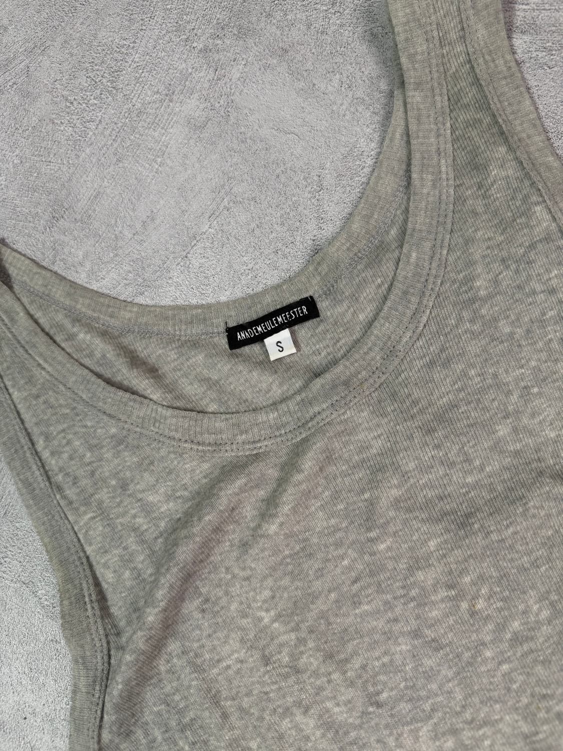 Ann Demeulemeester 11 SS Long Rib Tank 상품이미지4