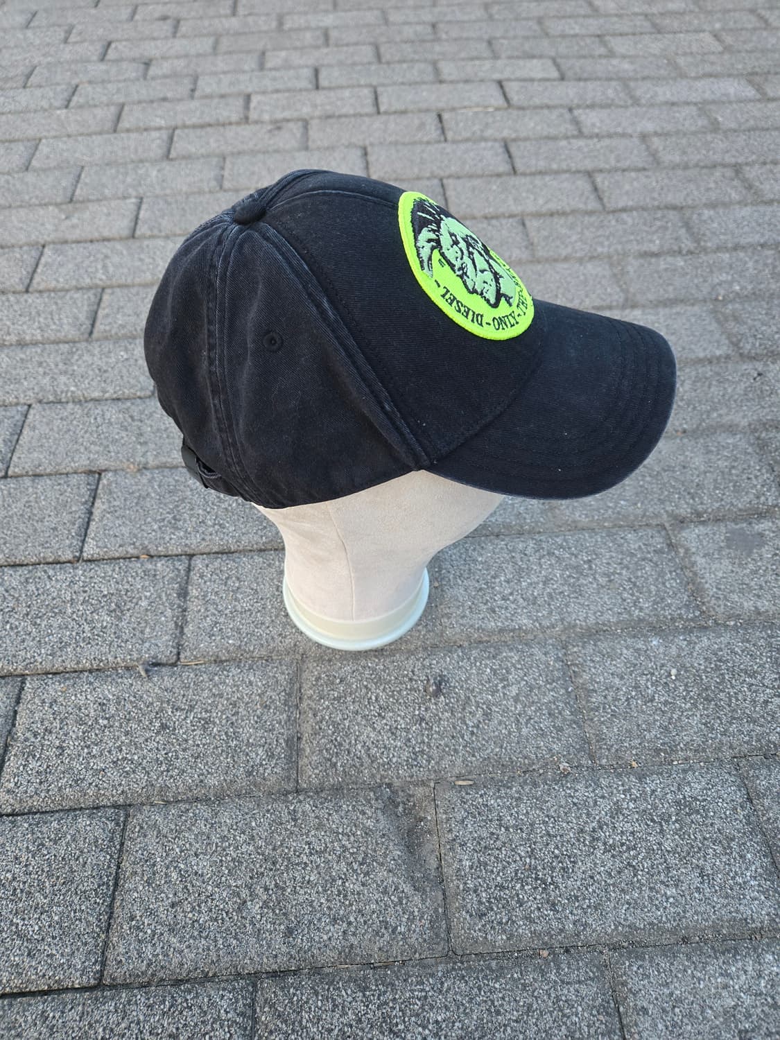 디젤(DIESEL) 모히칸 로고 패치 볼캡 모자 블랙 상품이미지6