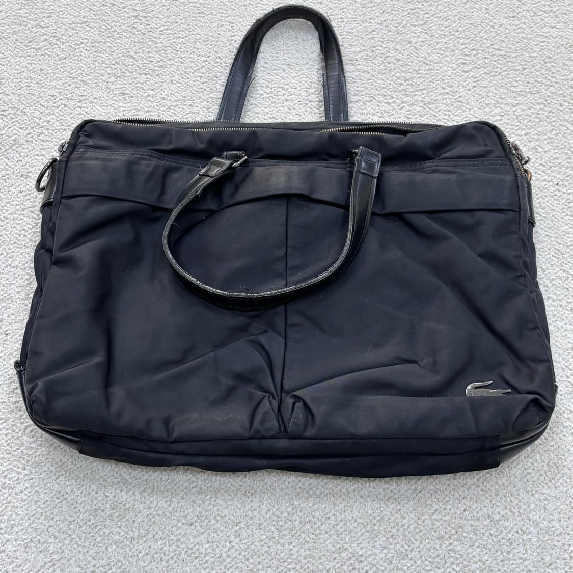 F 라코스테 블랙 나일론 서류 가방 0409E 상품이미지1