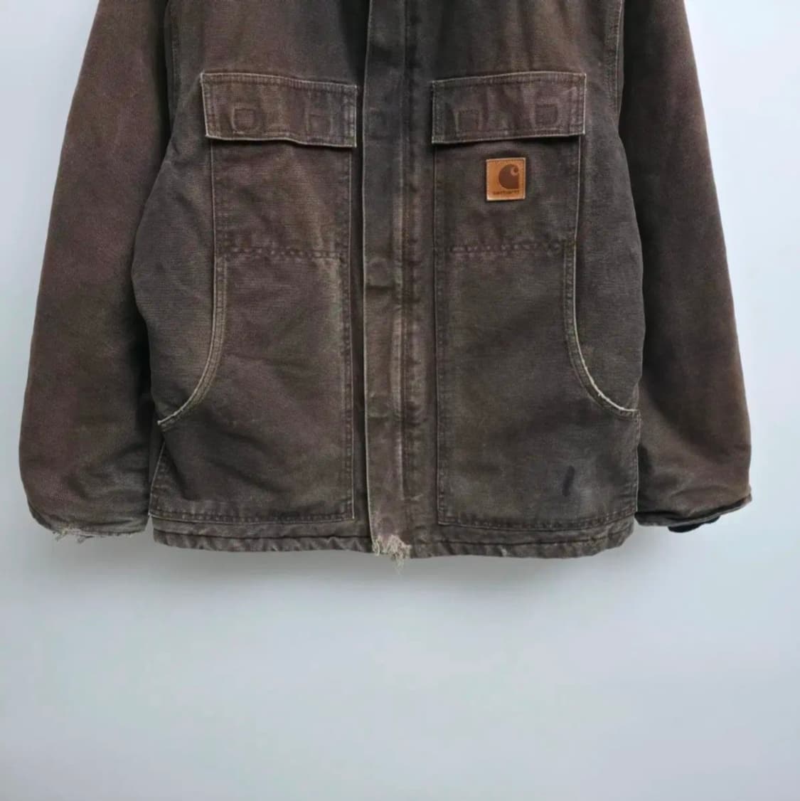 [L] 칼하트 C26 다크브라운 워크 초어자켓 상품이미지3