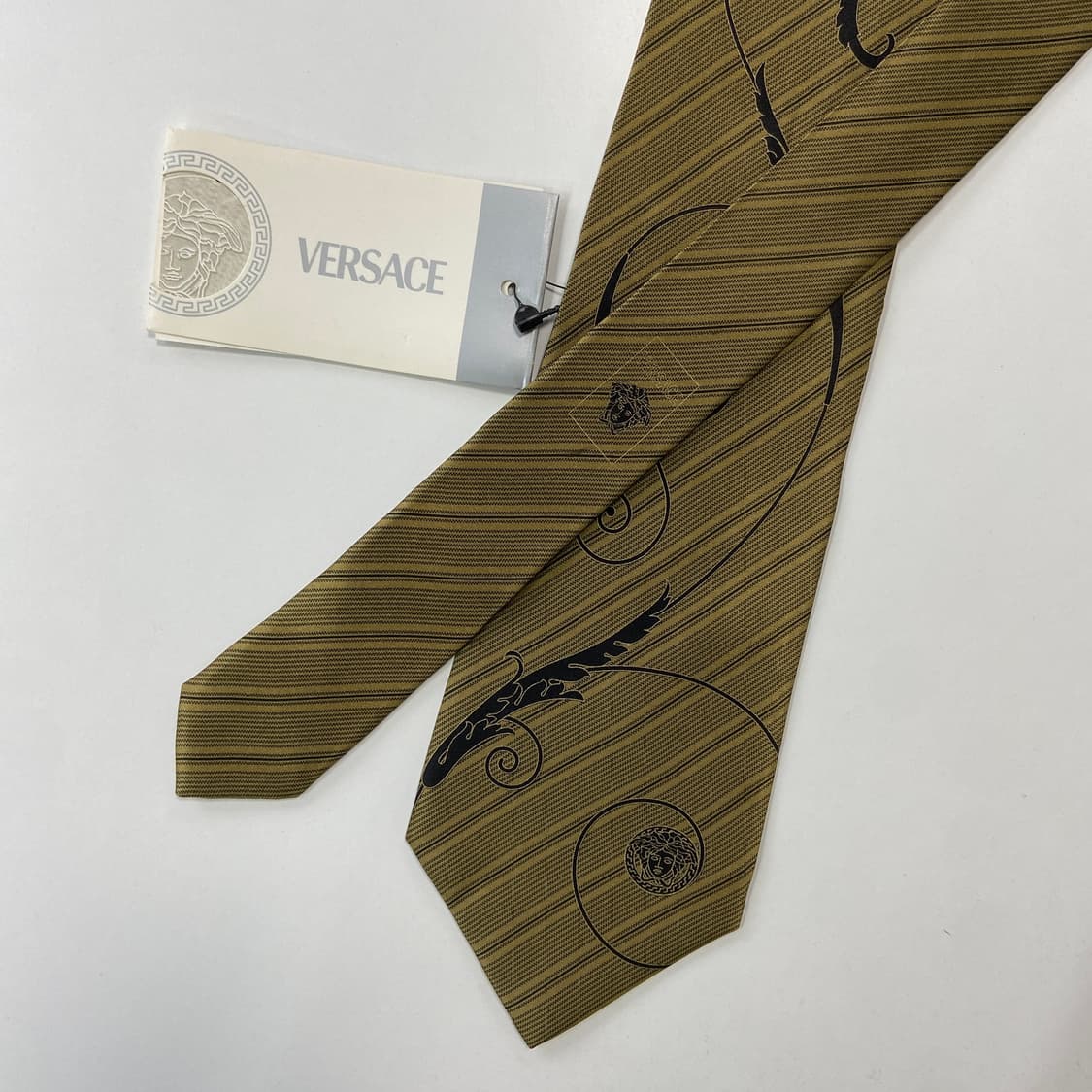 택달린 미사용품 Versace 베르사체 정품 명품 넥타이 상품이미지3