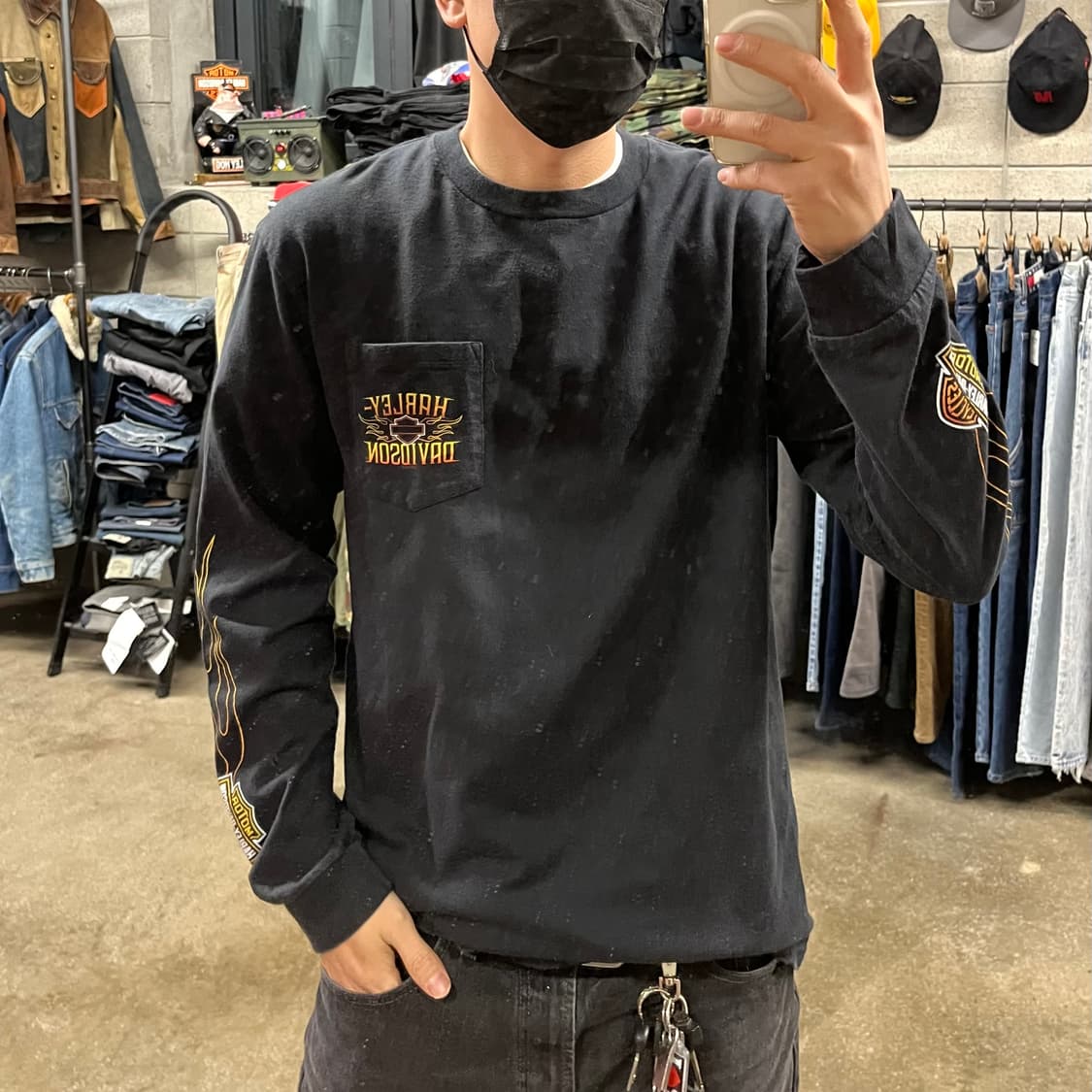 할리데이비슨 플레임 롱슬리브 (105) 상품이미지6