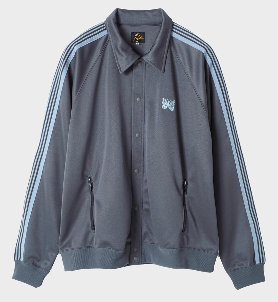 니들스 스튜디오스 별주 트랙 스냅 자켓 상품이미지1