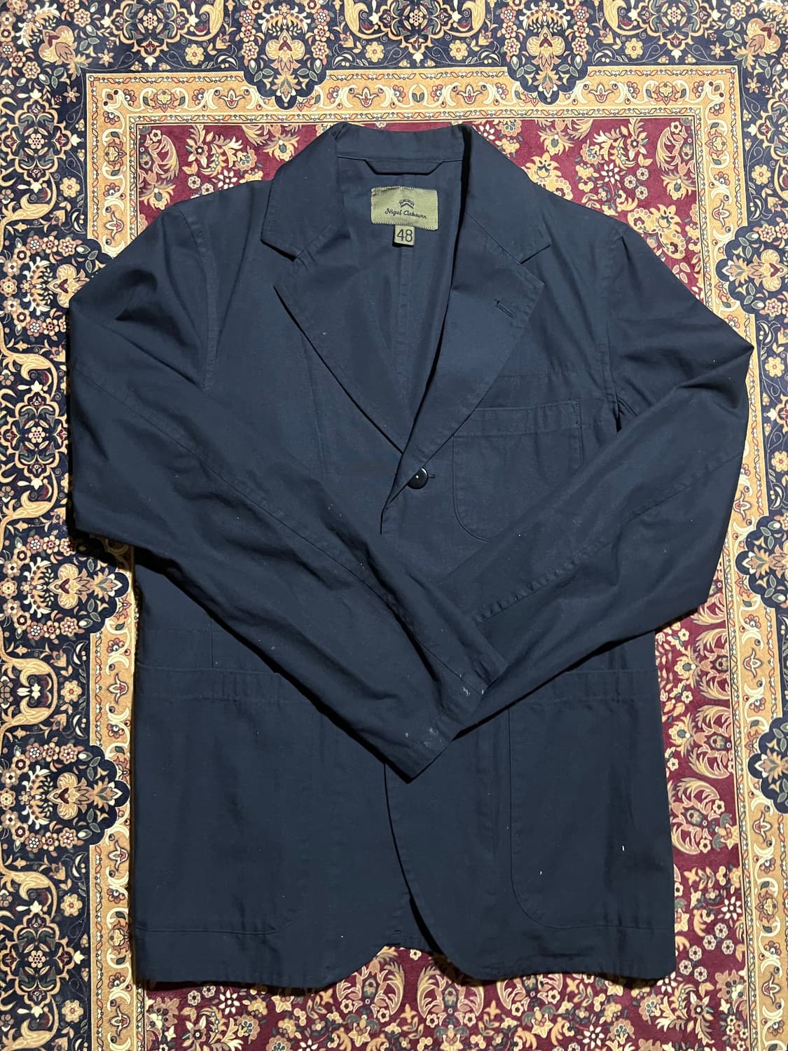 나이젤 카본 네이비 3피스 셋업 상품이미지1