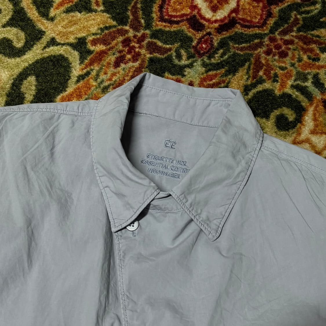 Nouvmaree Garment Dyed curved shirt (M) 상품이미지2
