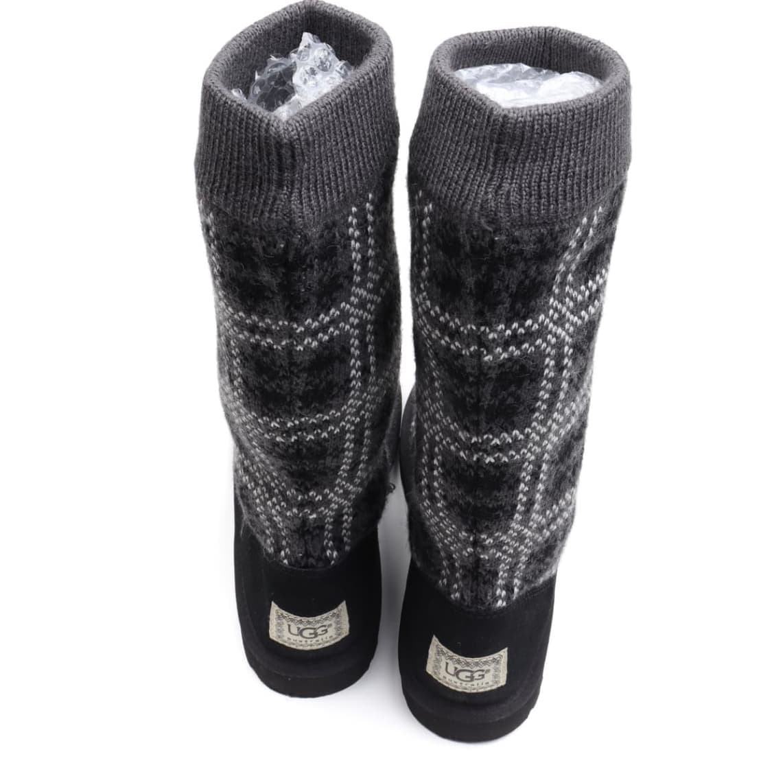 어그 체크 니트 삭스 부츠 상품이미지3