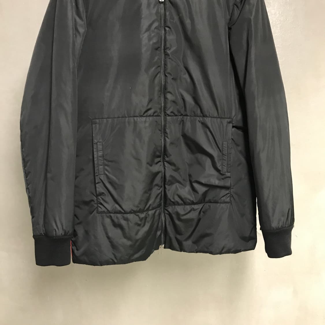 프라다 블랙 봄버 자켓 42 상품이미지3
