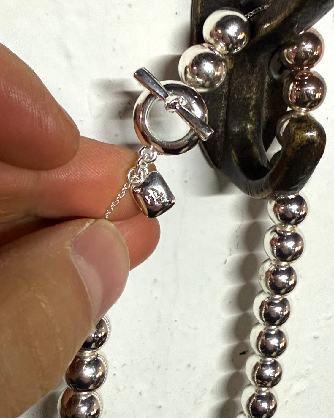 로렌 랄프로렌 빅 볼체인 목걸이 상품이미지5