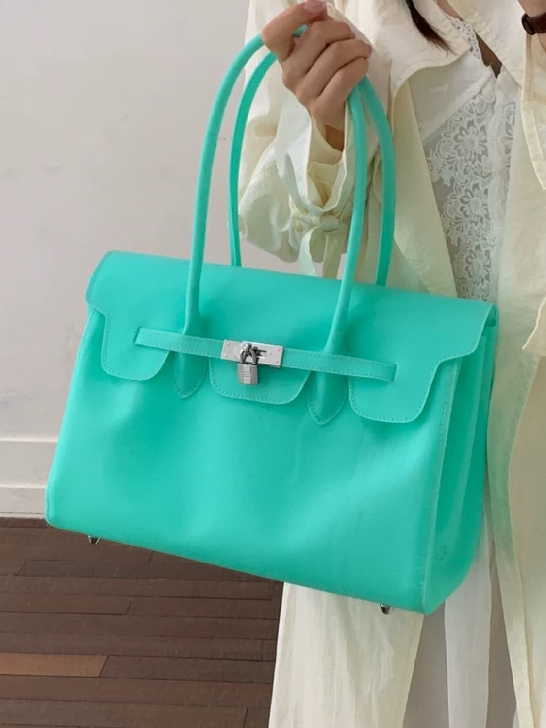 최저가🎀 키키 젤리 버킨백 불투명 디자인 y2k 상품이미지5