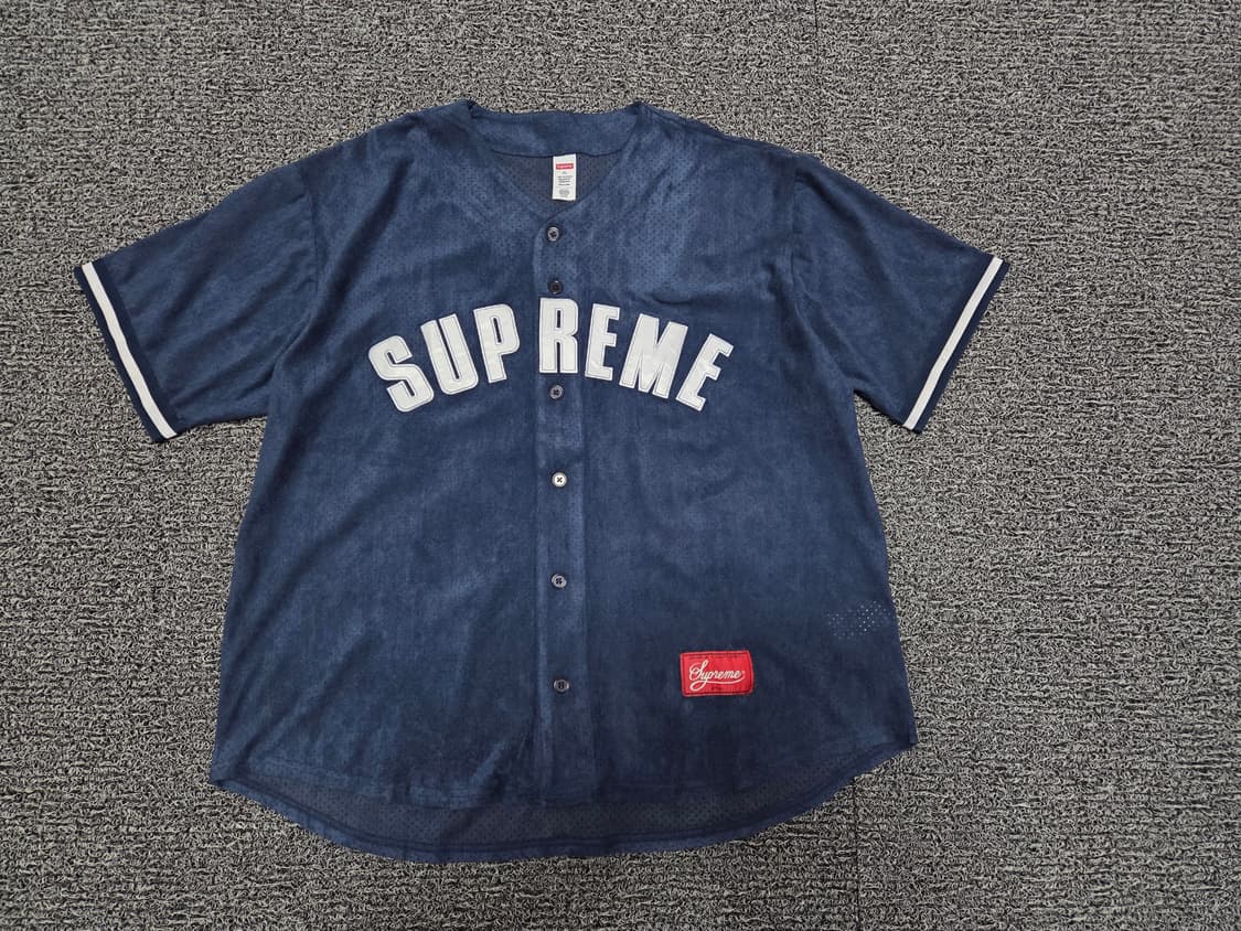슈프림 울트라스웨이드 메쉬 베이스볼 저지/XL 상품이미지1
