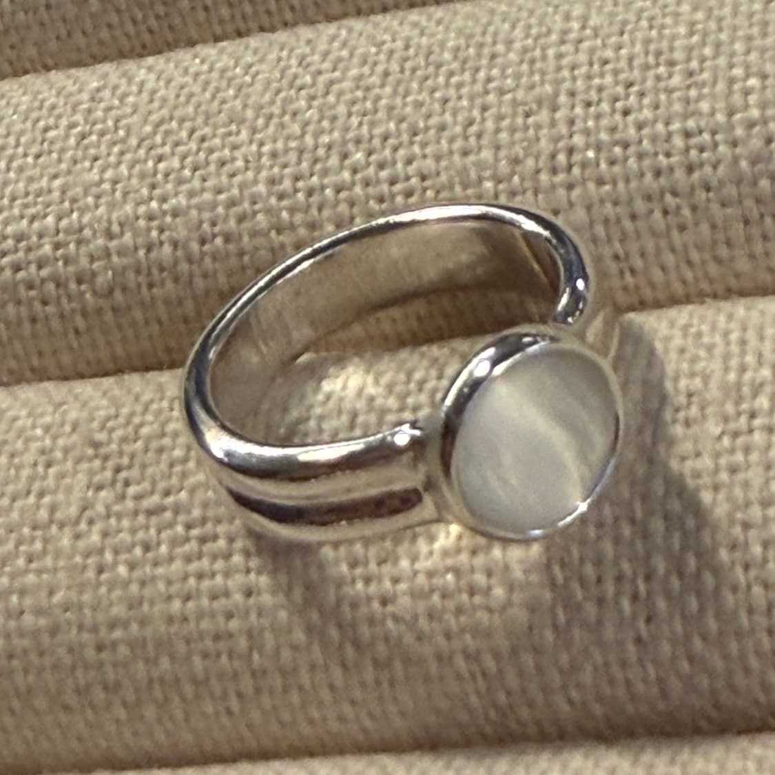 새상품 여성 신주 중앙원석 반지  상품이미지4