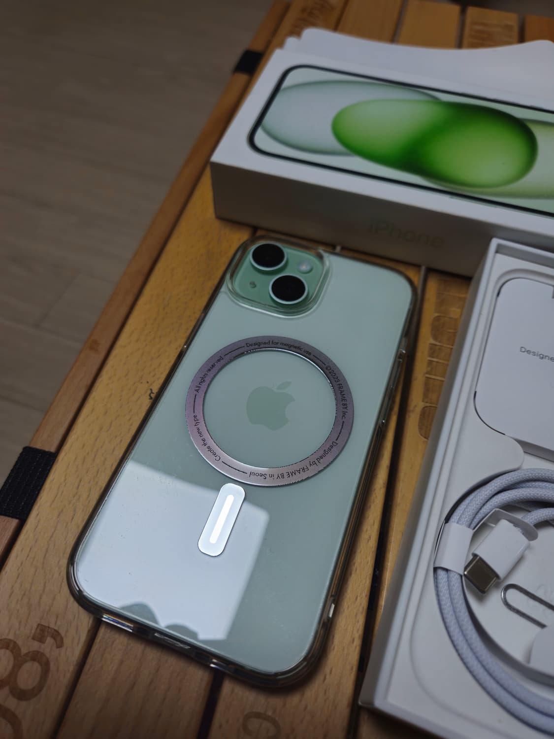 아이폰 15 사용감 거의 없음 256GB + 케이스 + 필름
 상품이미지3