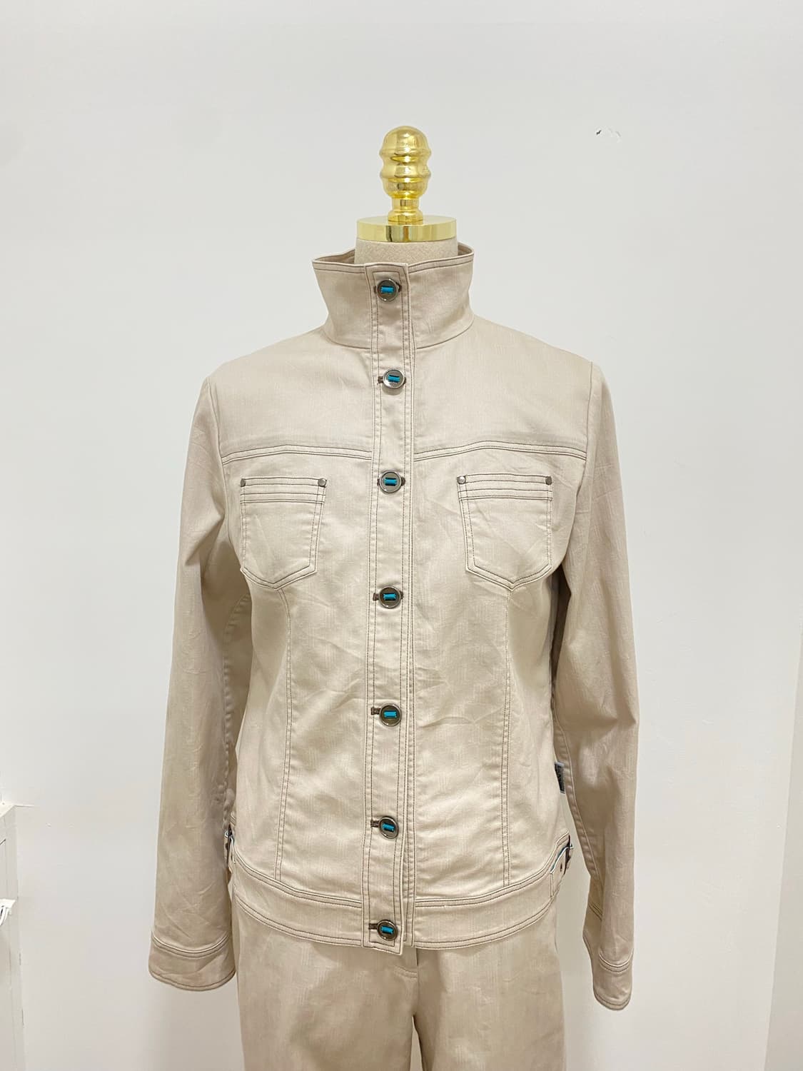 Lanvin Sport 투포켓 베이지 자켓 상품이미지2