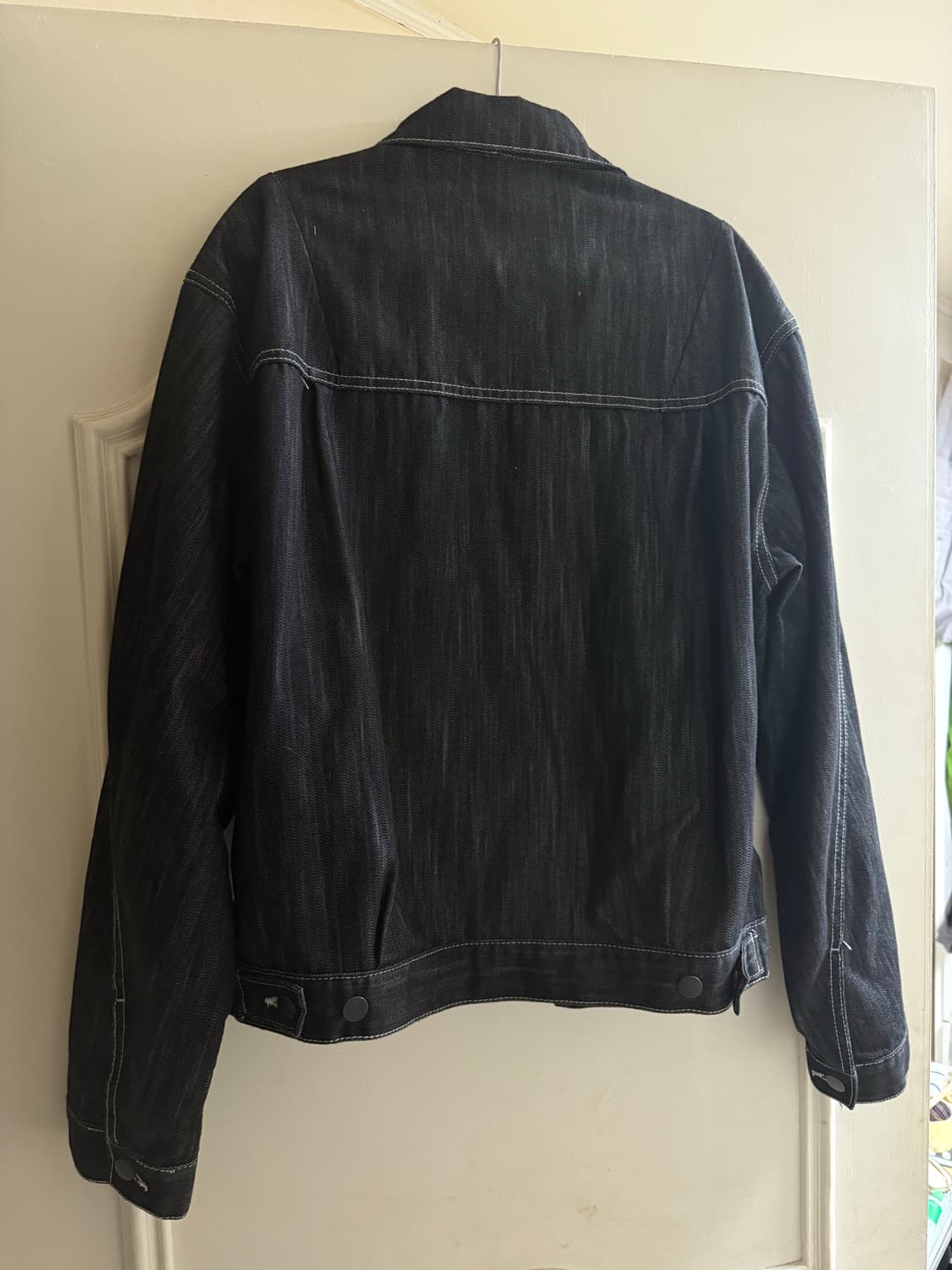 비슬로우 블랙 데님 트러커 자켓 상품이미지3