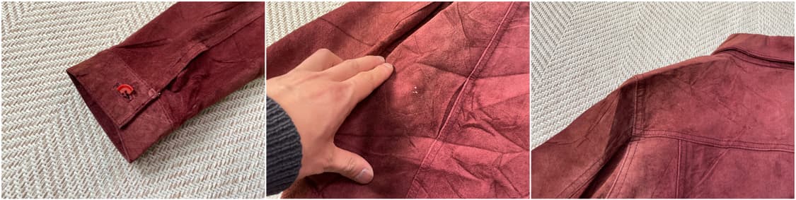 빈티지 크로셰  양가죽 스웨이드 자켓  J03487 상품이미지9