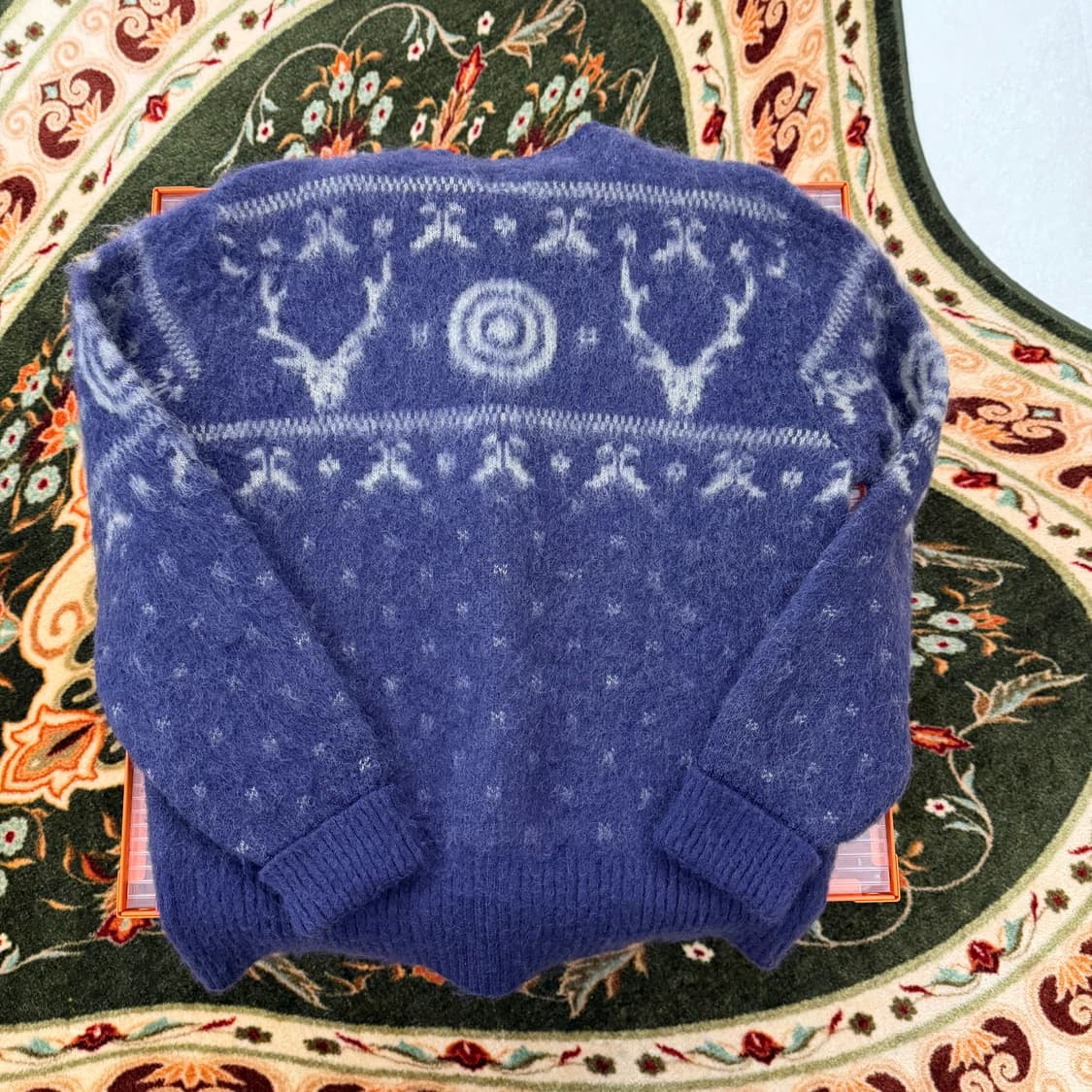 South2west8 남이서팔 노르딕 가디건 퍼플 m사이즈 상품이미지2