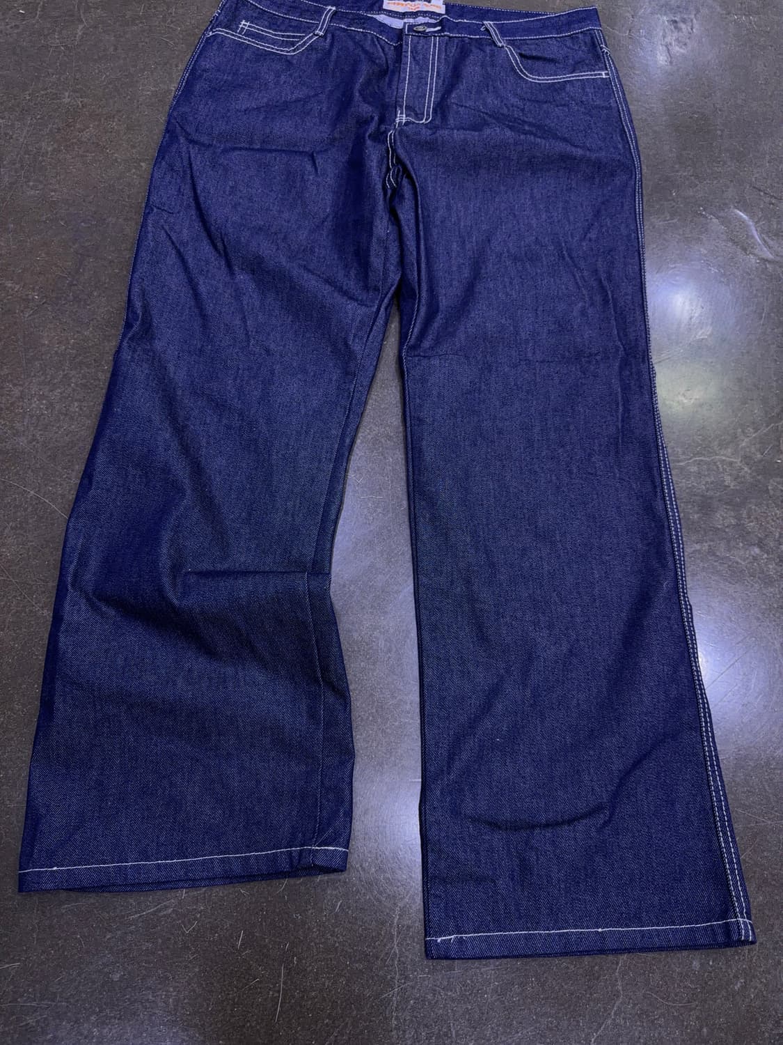 잉갈스 진스 와이드핏 딥인디고 데님팬츠 36 상품이미지6