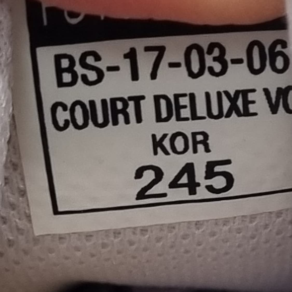 휠라 코트디럭스 벨크로 운동화245 상품이미지6