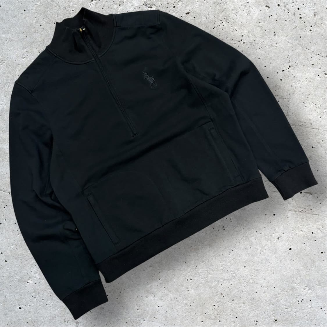 [XL] 폴로 랄프로렌 골프 블랙 하프집업 맨투맨 C635 상품이미지1