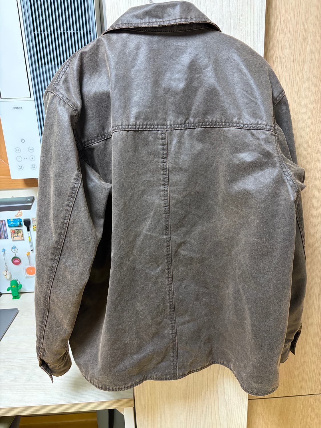 서피스에디션 버튼셔츠자켓 브라운 m 상품이미지3