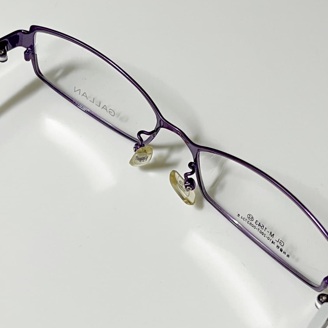 빈티지 퍼플 스퀘어 안경 상품이미지7
