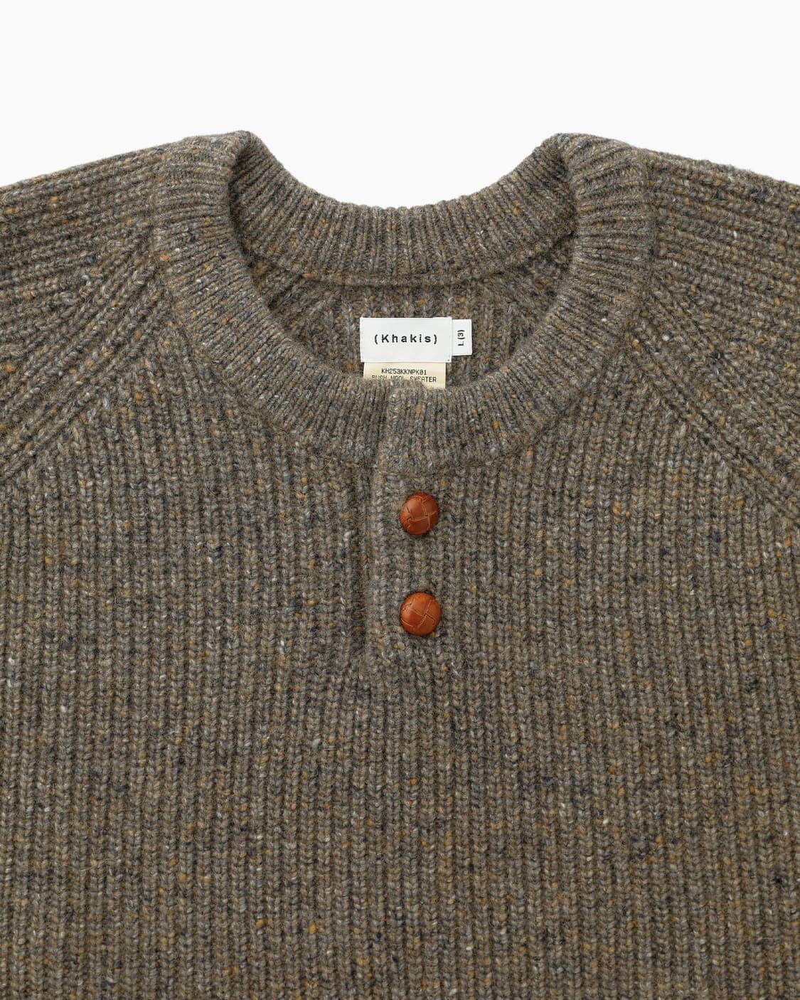 카키스 부쉬 울 니트 스웨터 브라운 Bush Wool Sweater  상품이미지2