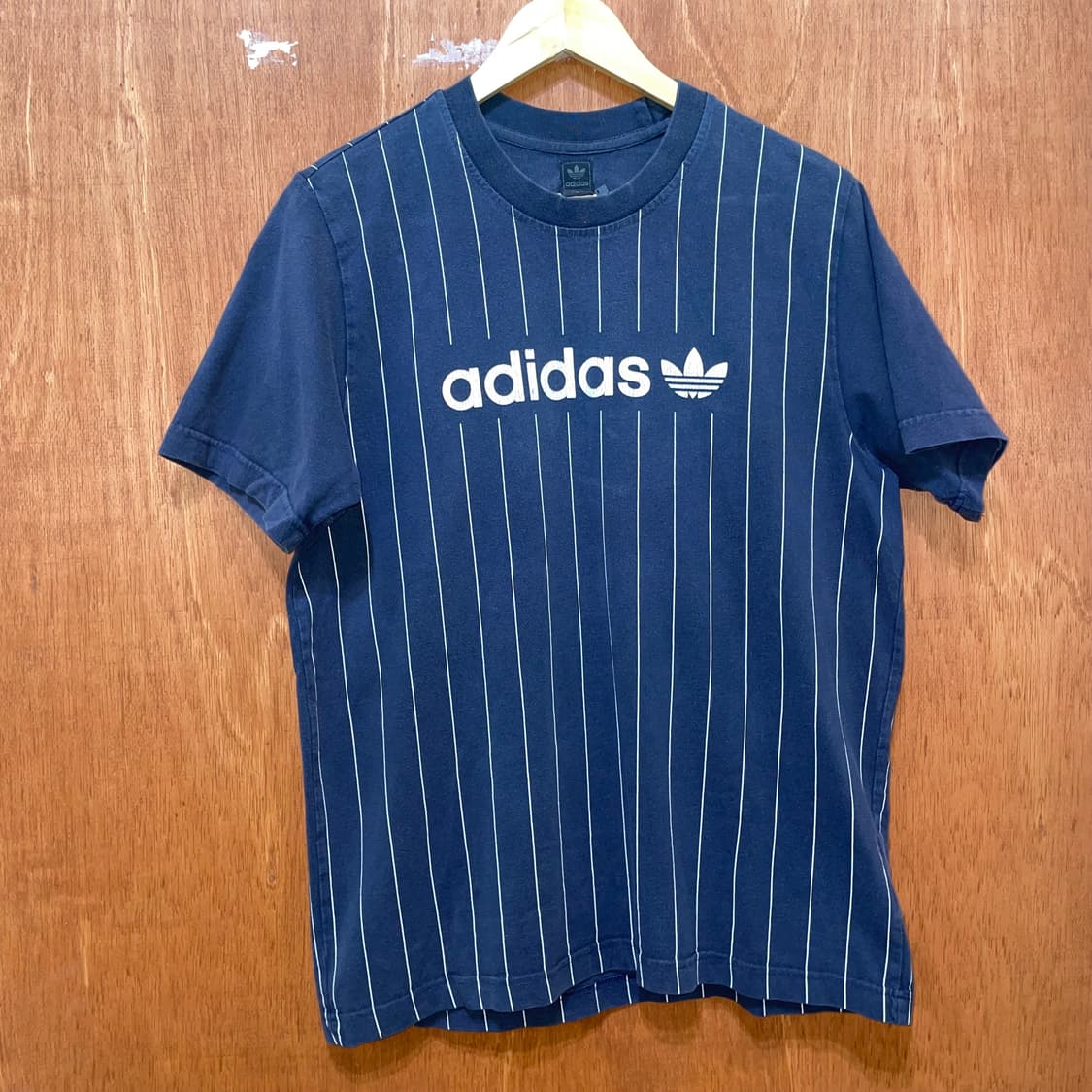 (M) 00's Adidas 아디다스 스트라이프 반팔 상품이미지1