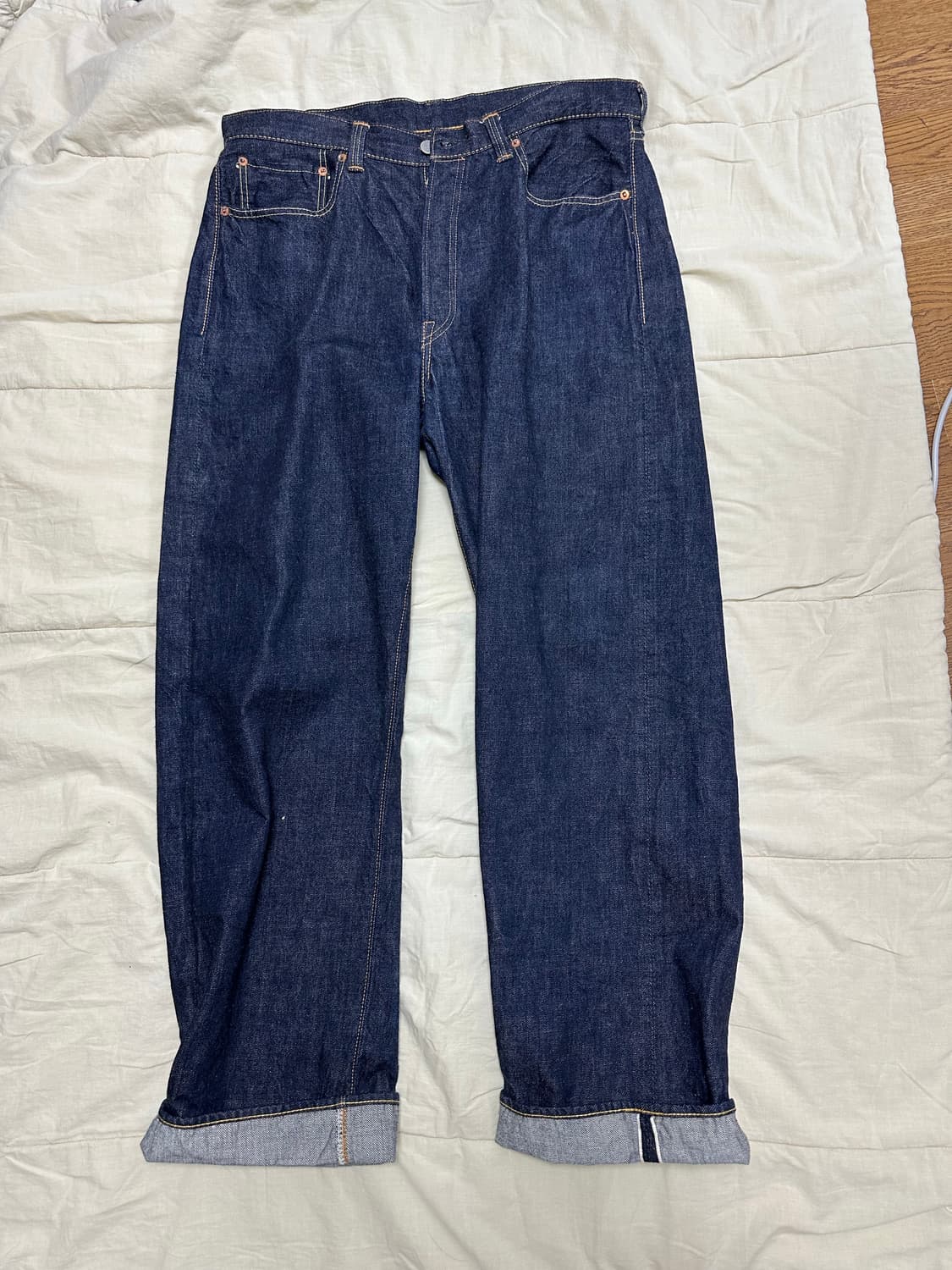 풀카운트 0105 W wide denim 36 사이즈 상품이미지2