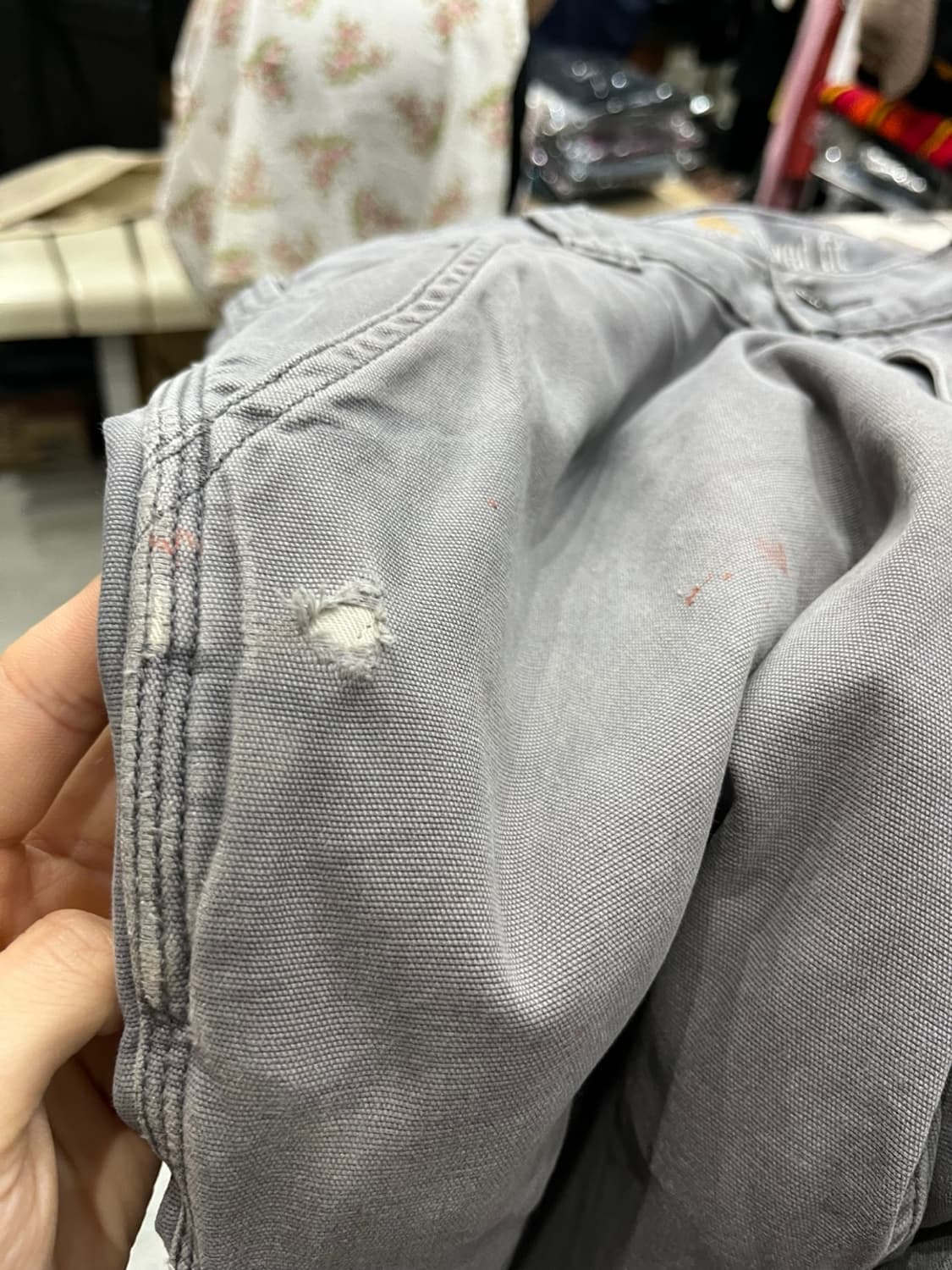 빈티지 칼하트 페인팅 팬츠 상품이미지5