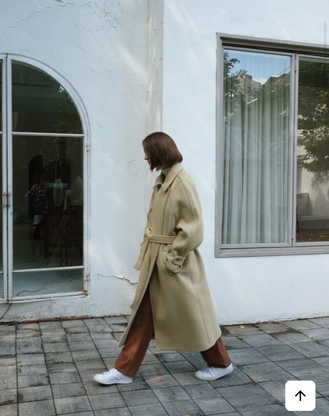 포저 pozer 레몬 헤링본 나그랑 롱코트 상품이미지3