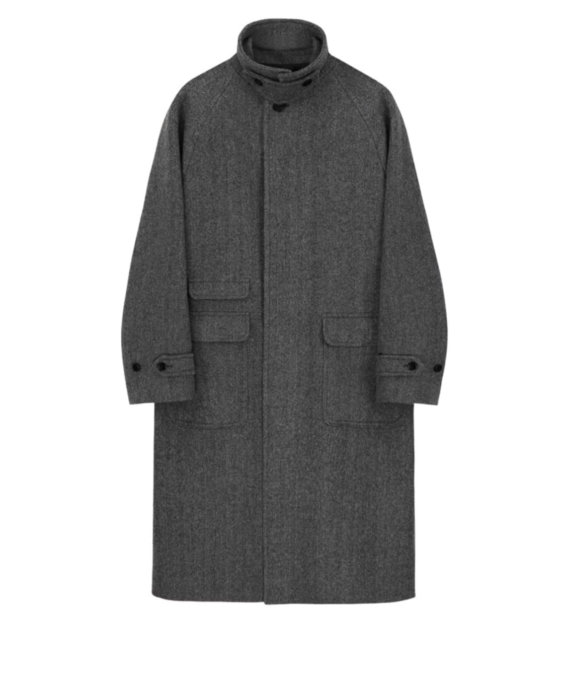 아트이프액츠 발마칸 코트 블랙 M사이즈 상품이미지1