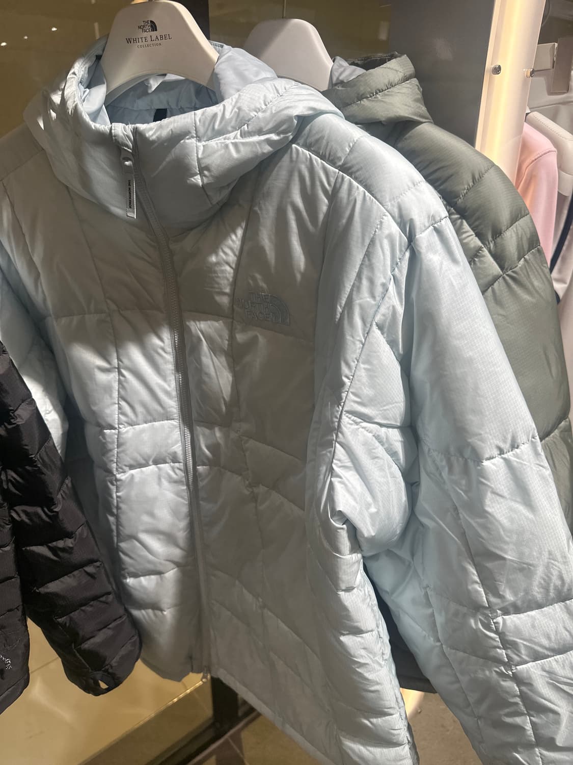 새상품[M]노스페이스 화이트라벨 웨이브 lt 온볼 자켓 라이트블루 상품이미지1