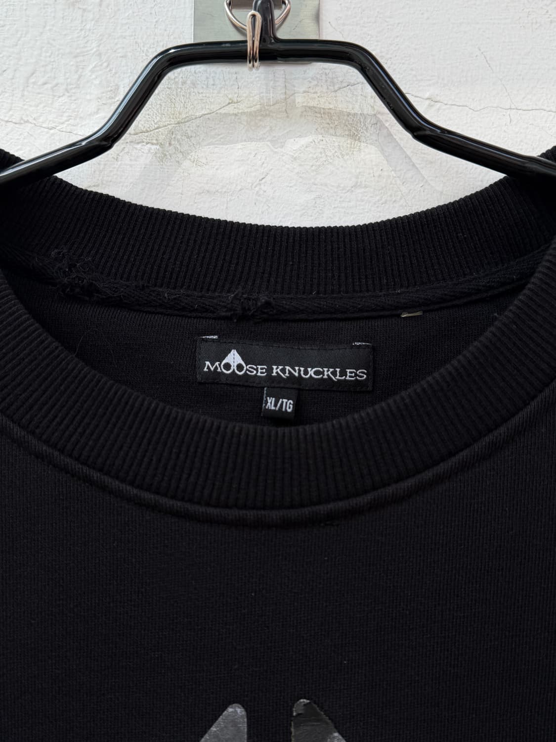 Moose Knuckles 무스너클 블랙 맨투맨 XL 상품이미지2