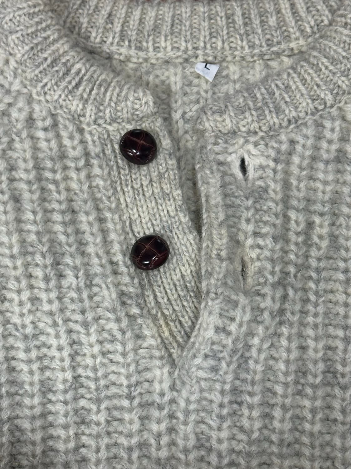 Vintage heavy wool knit 상품이미지3