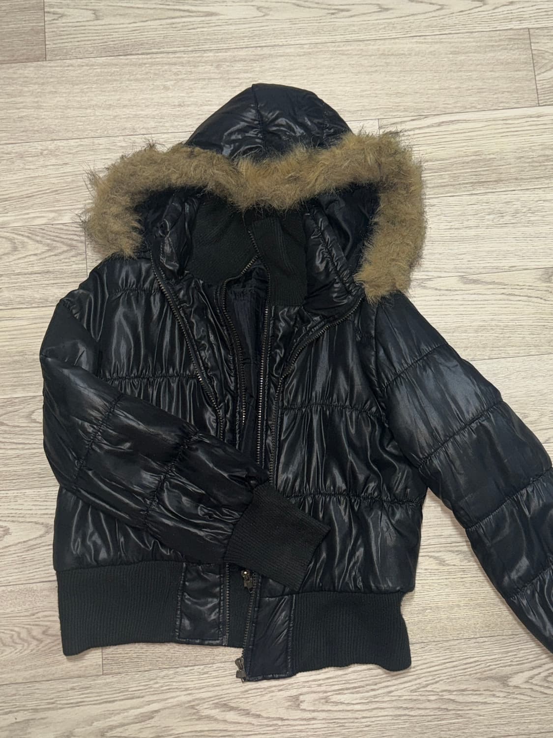 크롭 봄퍼 패딩 상품이미지2