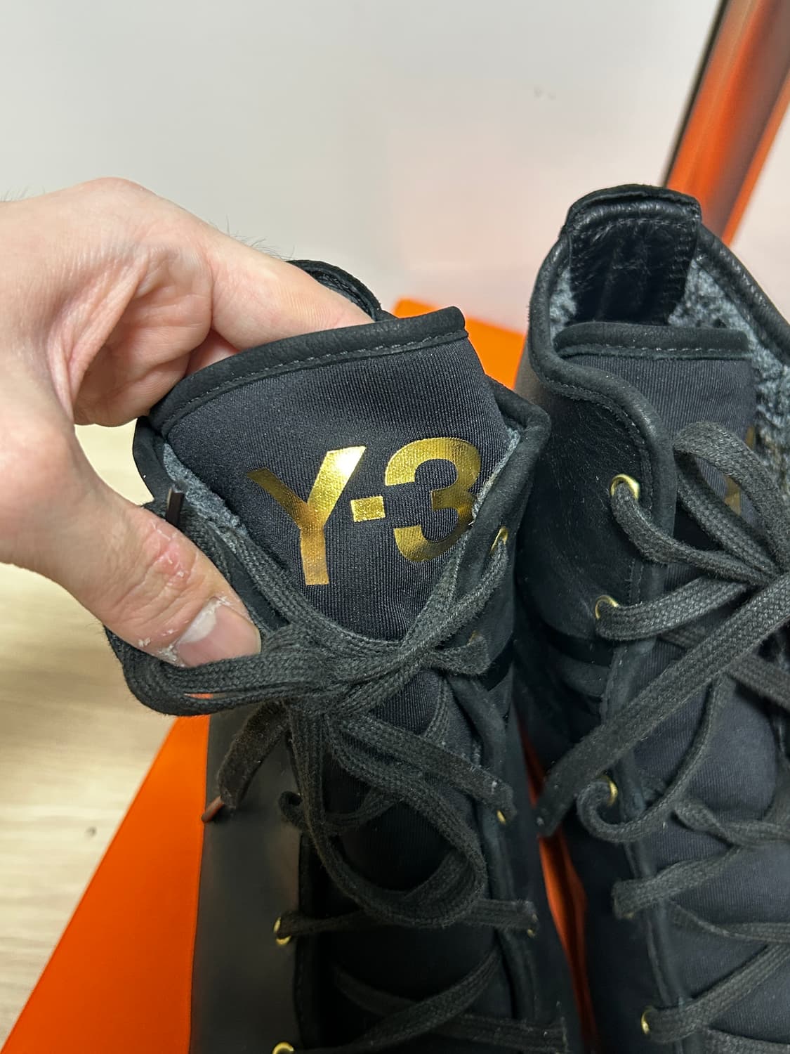 Y-3 블랙 하이탑 (260) 상품이미지4