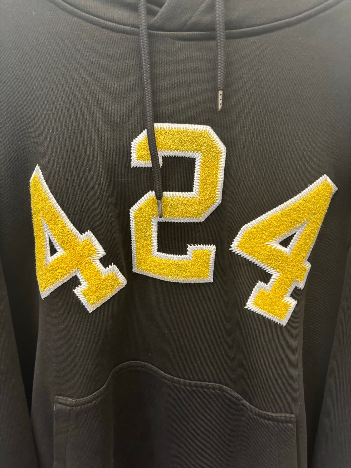 424 yellow logo hoodie 상품이미지2