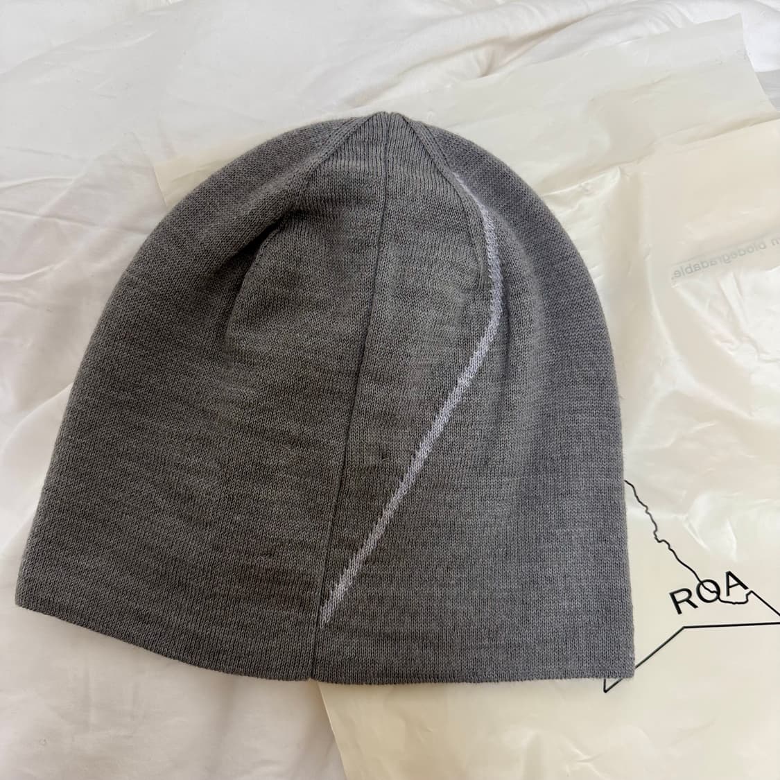 로고 울 비니 새제품 상품이미지4