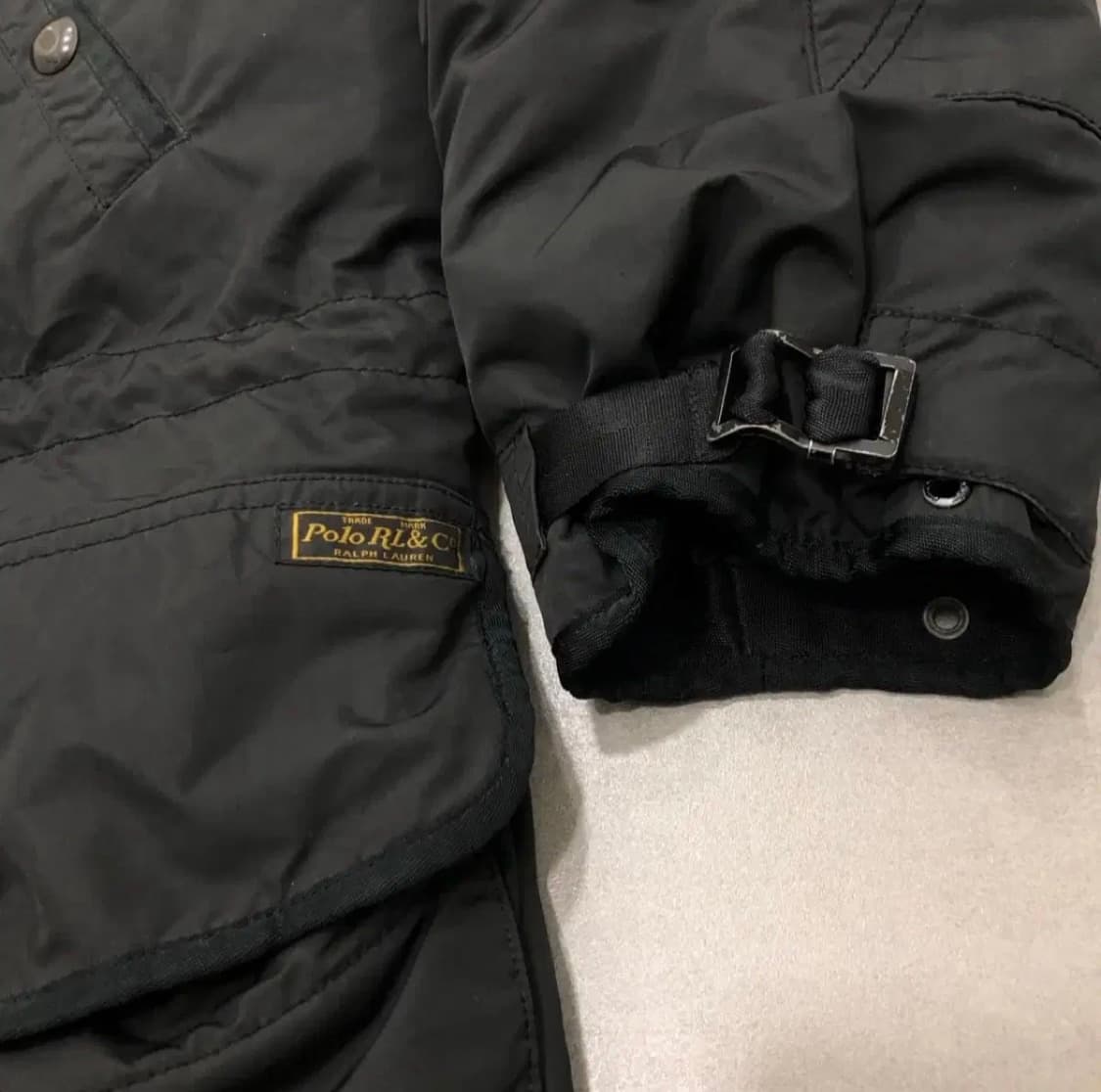 폴로 랄프로렌 N3B 덕다운 파카 L 밀리터리 피쉬테일 점퍼 블랙 상품이미지3