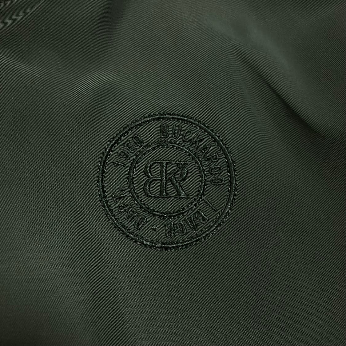 버커루 스몰 로고 카키 MA-1 블루종 자켓 상품이미지2