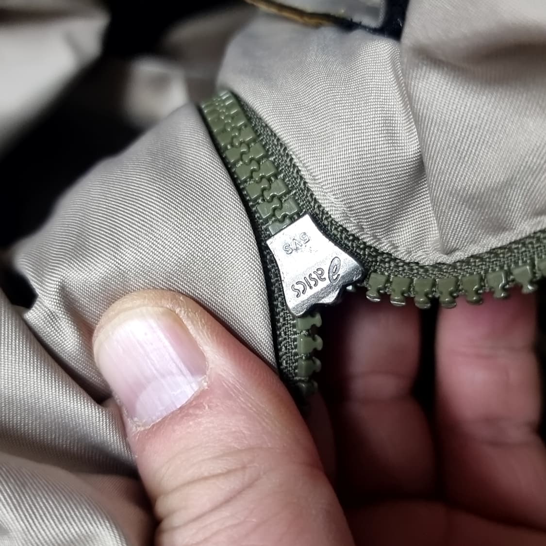 레트로 빈티지 아식스 고어텍스 자켓 카키색(100) 상품이미지8