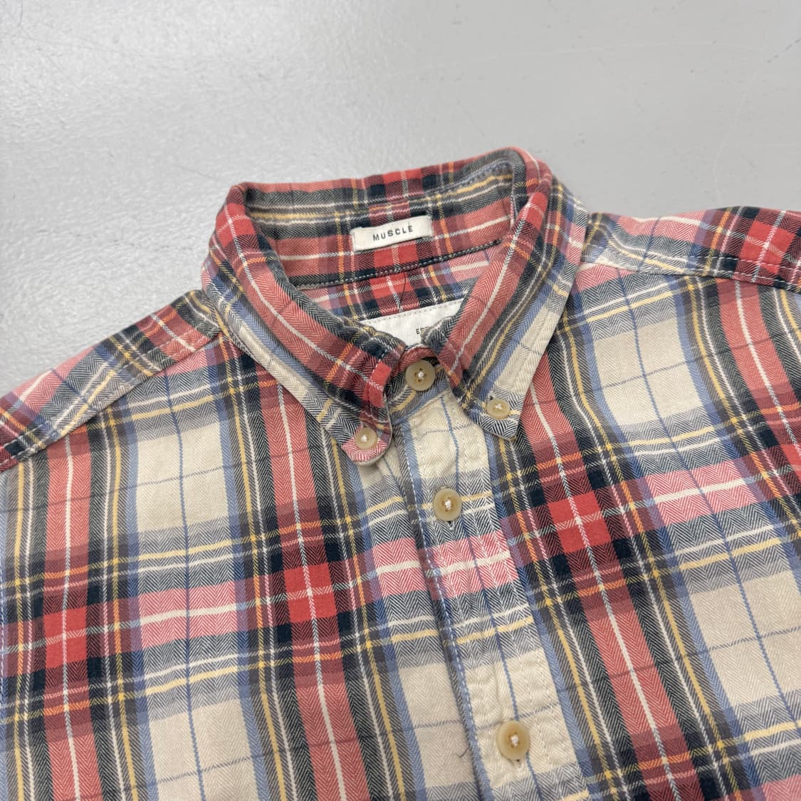 아베크롬비 Y2K 체크셔츠 상품이미지3