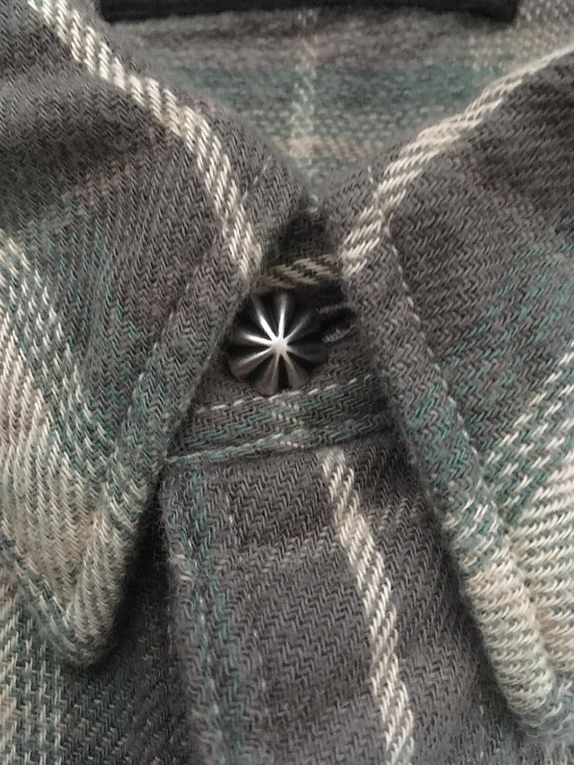 Concho&pearl snap western check shirts 상품이미지3