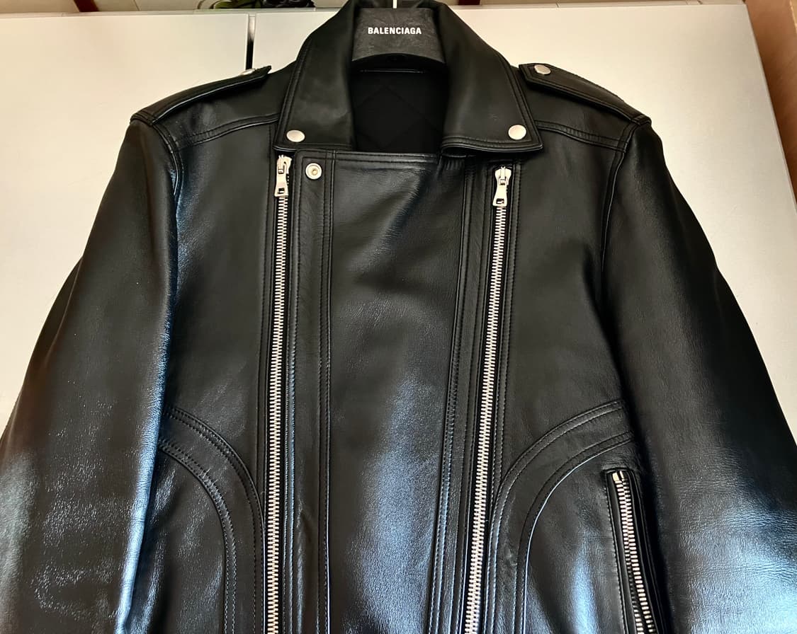 발망 가죽 자켓 상품이미지5