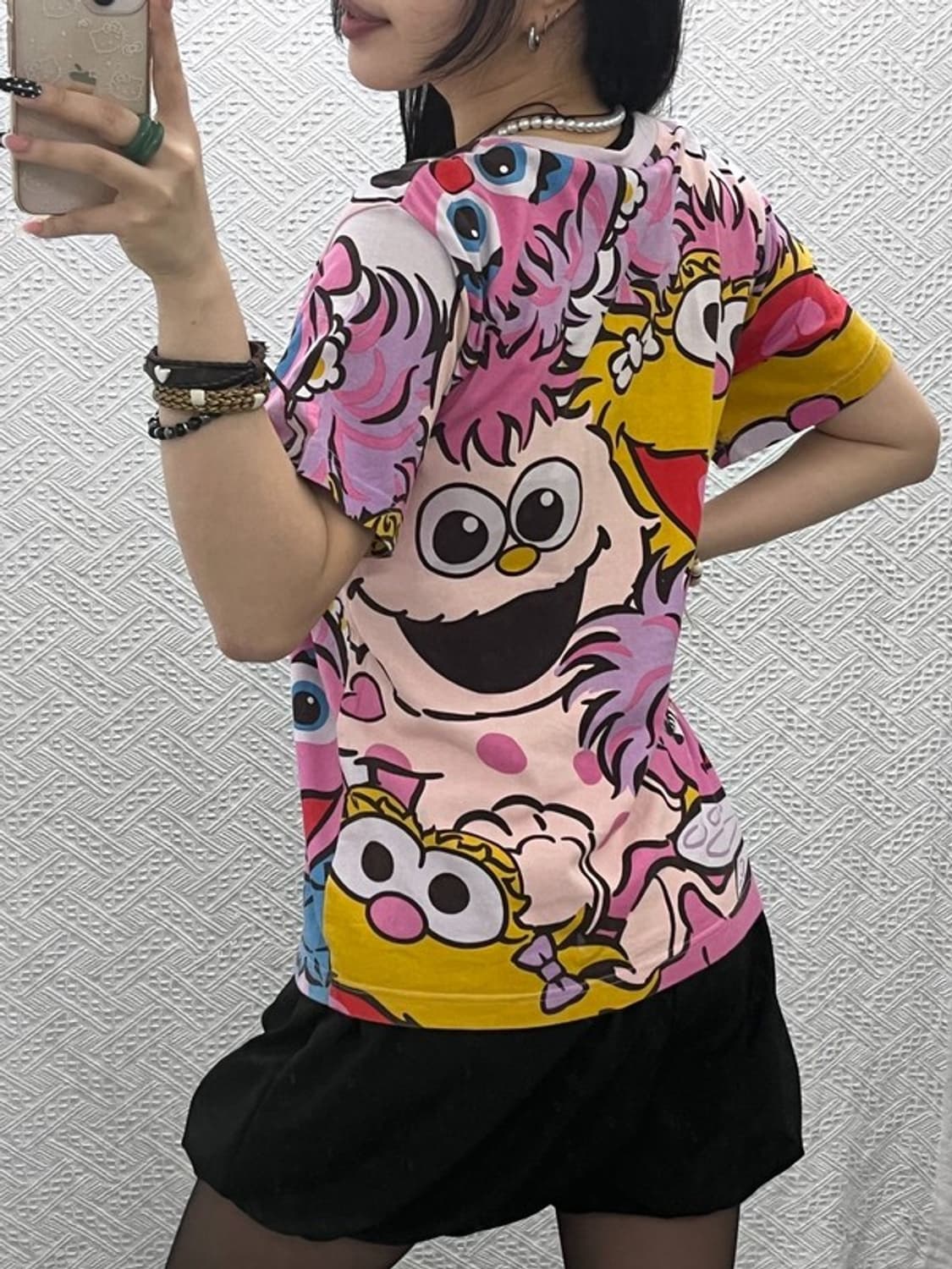 유니버셜 스튜디오 재팬 키치 엘모와 친구들 반팔티 S C10612 상품이미지1