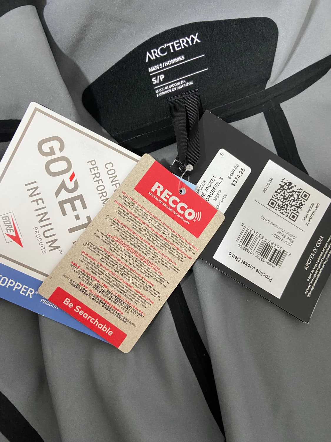 [S] 아크테릭스 프로클라인 자켓 포스필드 상품이미지7